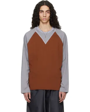 Serapis W-Neck コットン Tシャツ - サムネイル1