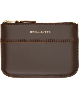 Comme des Garçons Wallets Triple Stitch ポーチ - サムネイル1