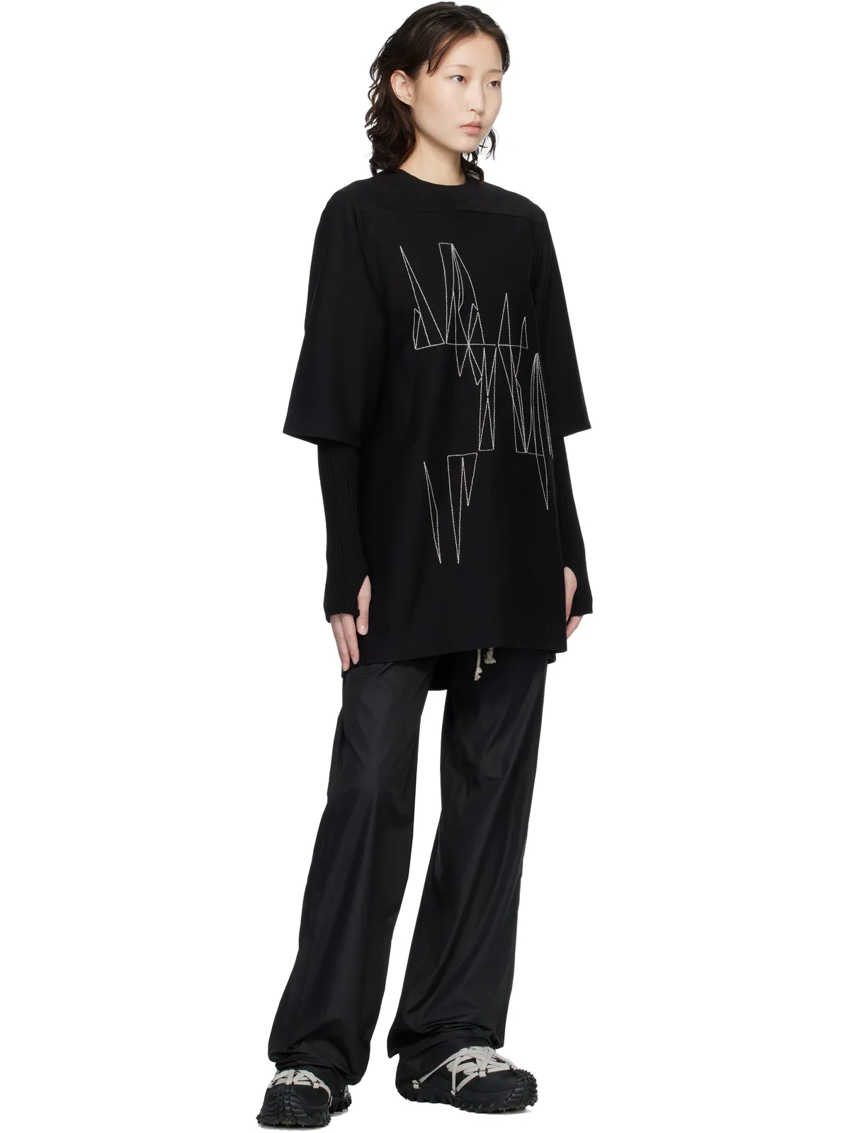 Rick Owens Moncler + Rick Owens ドローストリング スウェットパンツ - 画像5