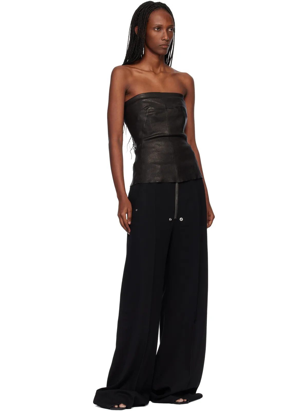 Rick Owens Tailored Wide Belas トラウザーズ - 画像4