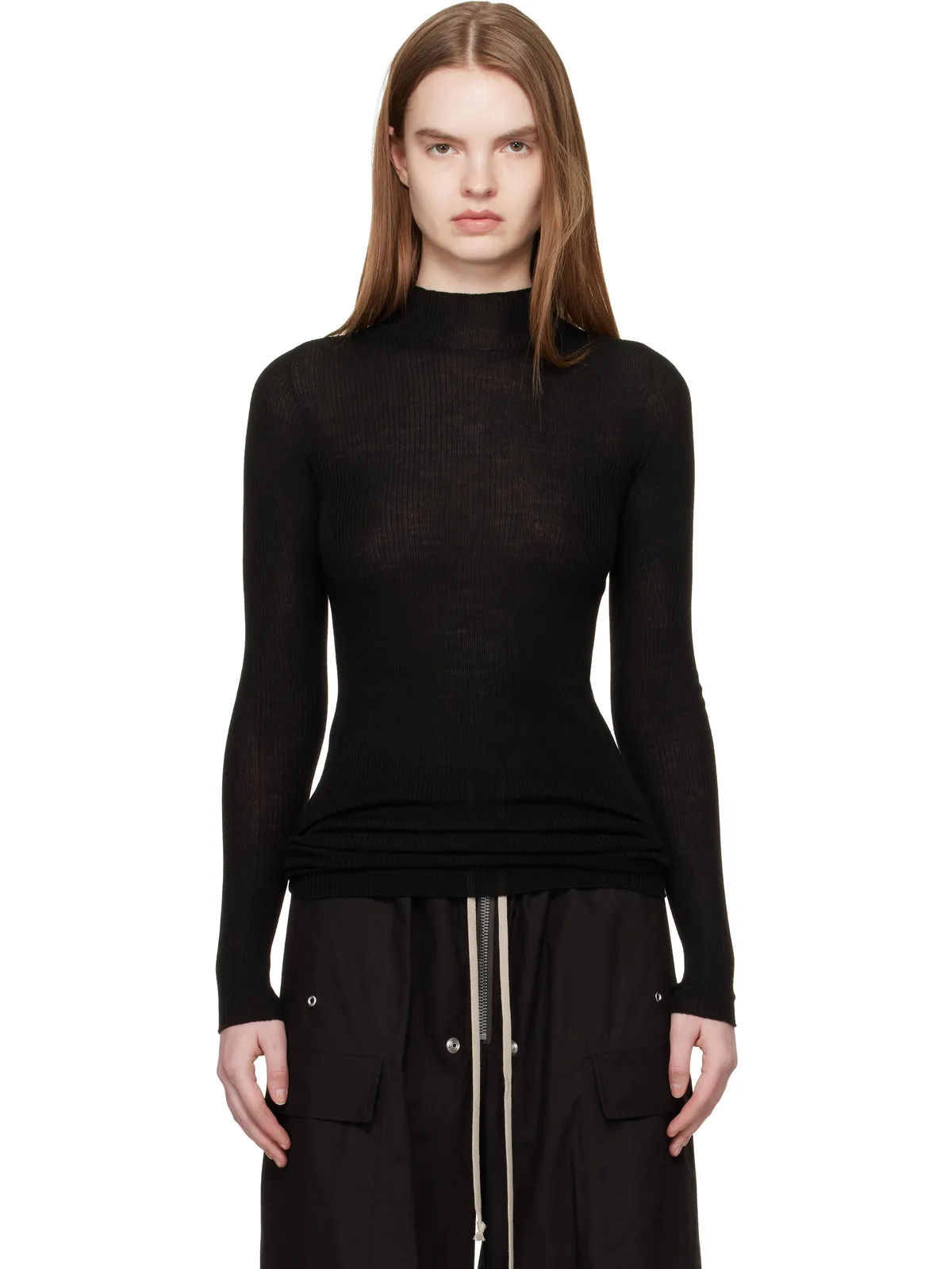 Rick Owens Temple LS タートルネック セーター - 画像1