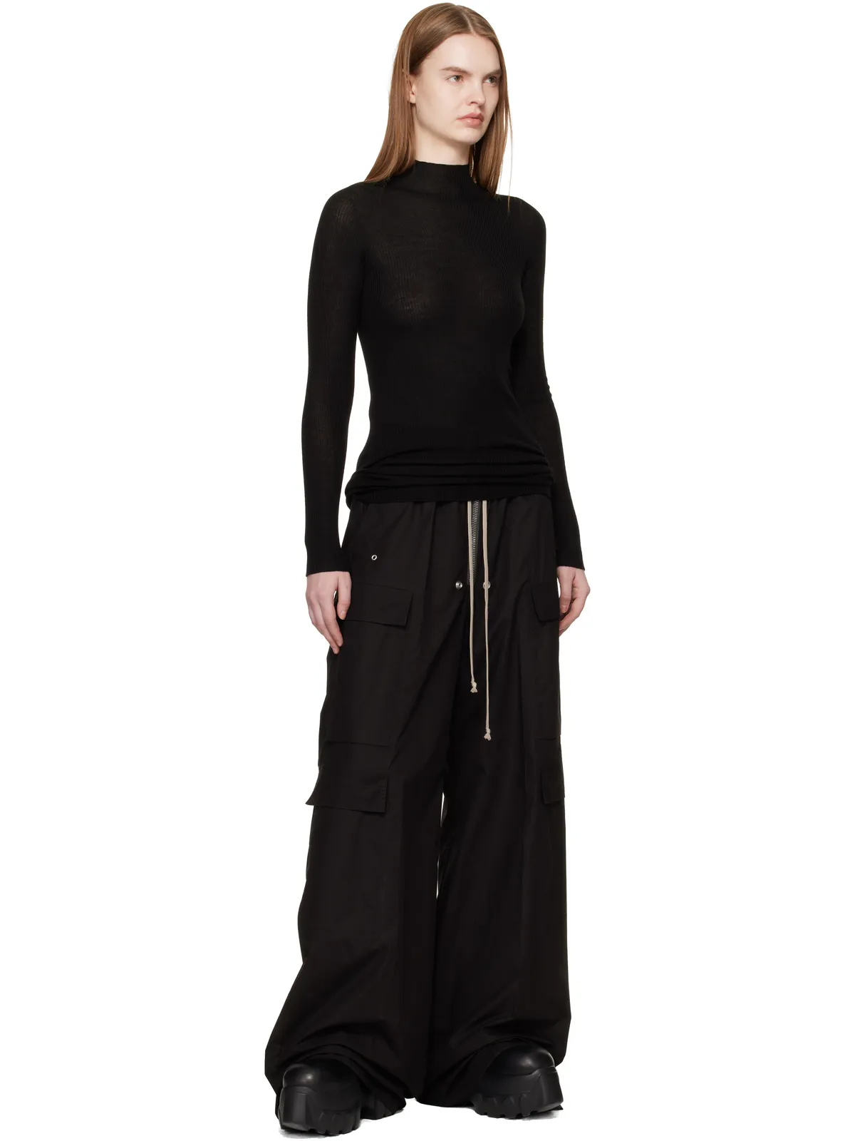 Rick Owens Temple LS タートルネック セーター - 画像4