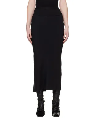 Rick Owens Temple Calf Bias ミディアムスカート - サムネイル1
