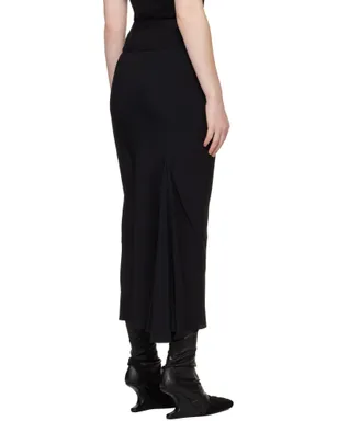 Rick Owens Temple Calf Bias ミディアムスカート - サムネイル3