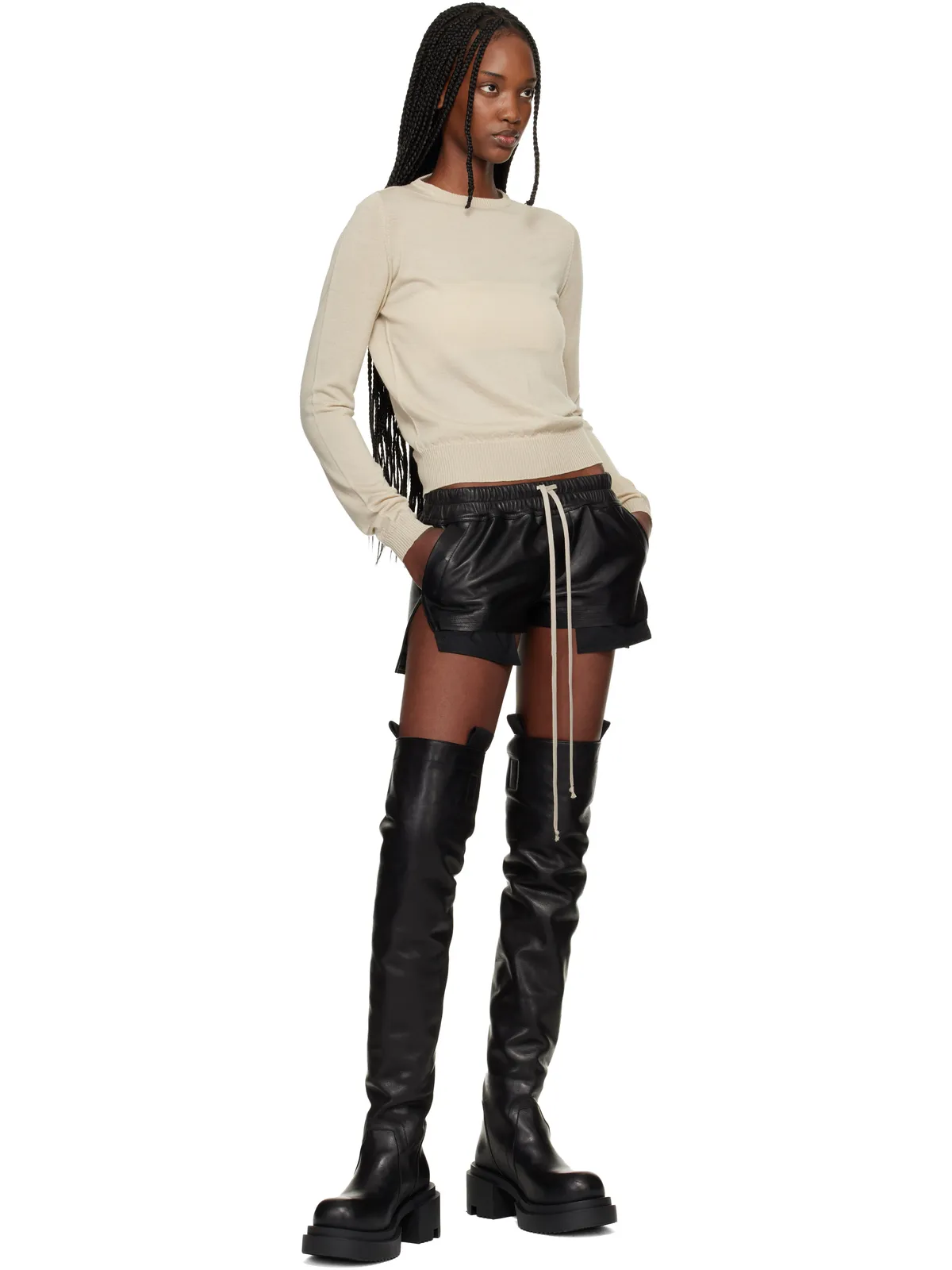 Rick Owens Temple Biker Level セーター - 画像4