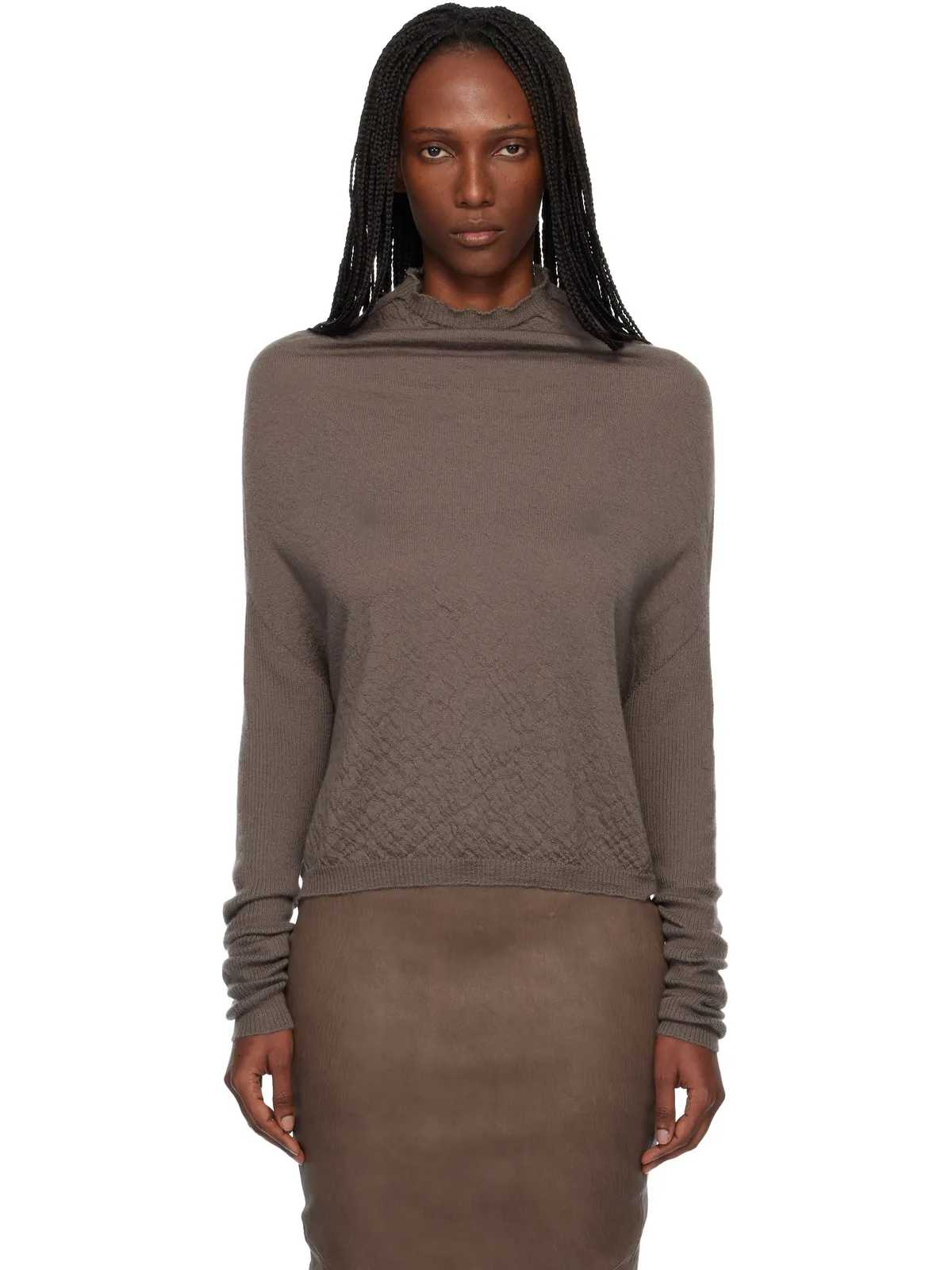 Rick Owens Temple LS Crater セーター - 画像1