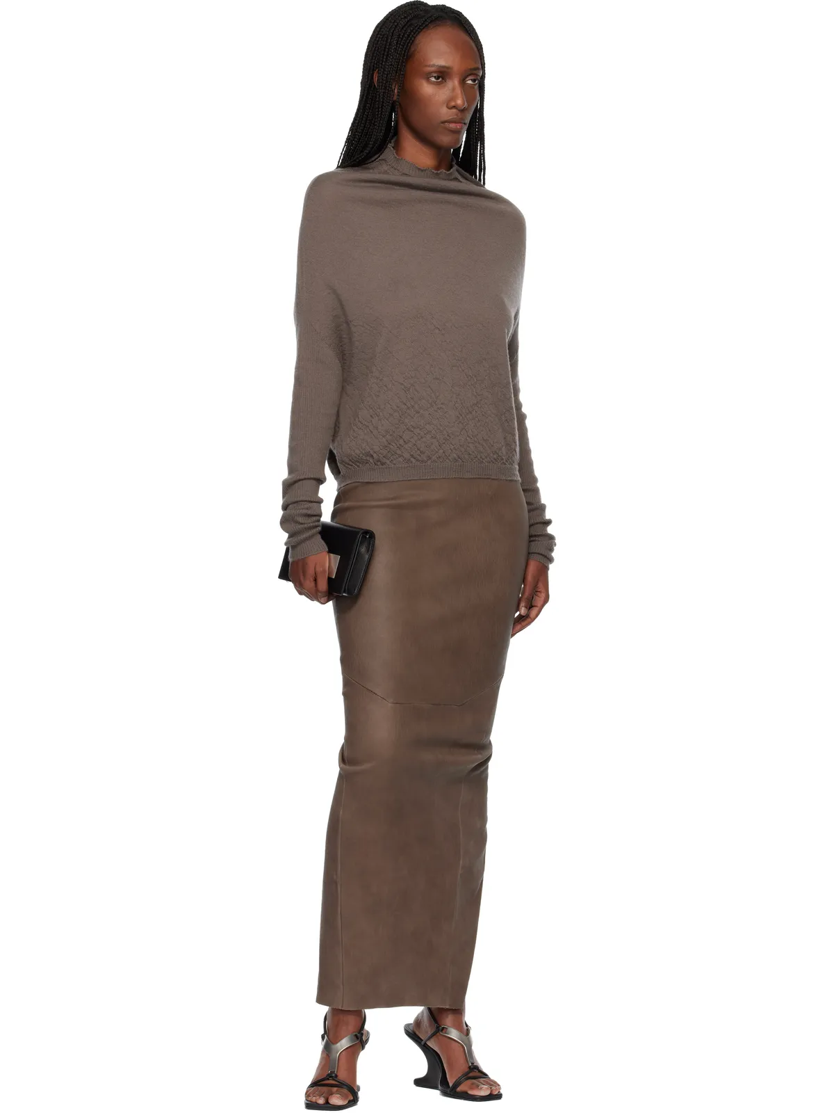 Rick Owens Temple LS Crater セーター - 画像4