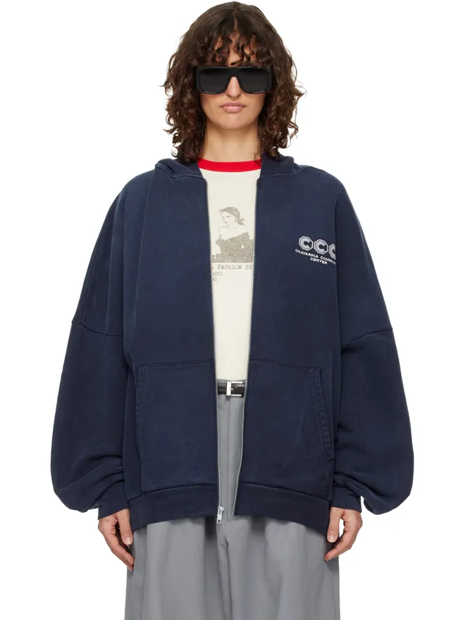 Willy Chavarria Willy Chavarria 'CCC' Hooligan Through ジップフーディの商品画像