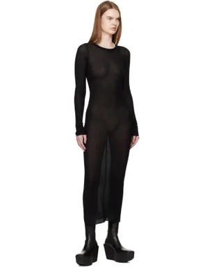 Rick Owens Temple Rib LS ミディアムワンピース - サムネイル4
