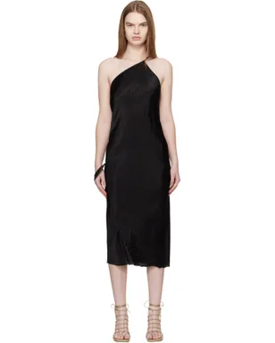 Rick Owens Temple ワンショルダー スリップ ミディアムワンピース - サムネイル1