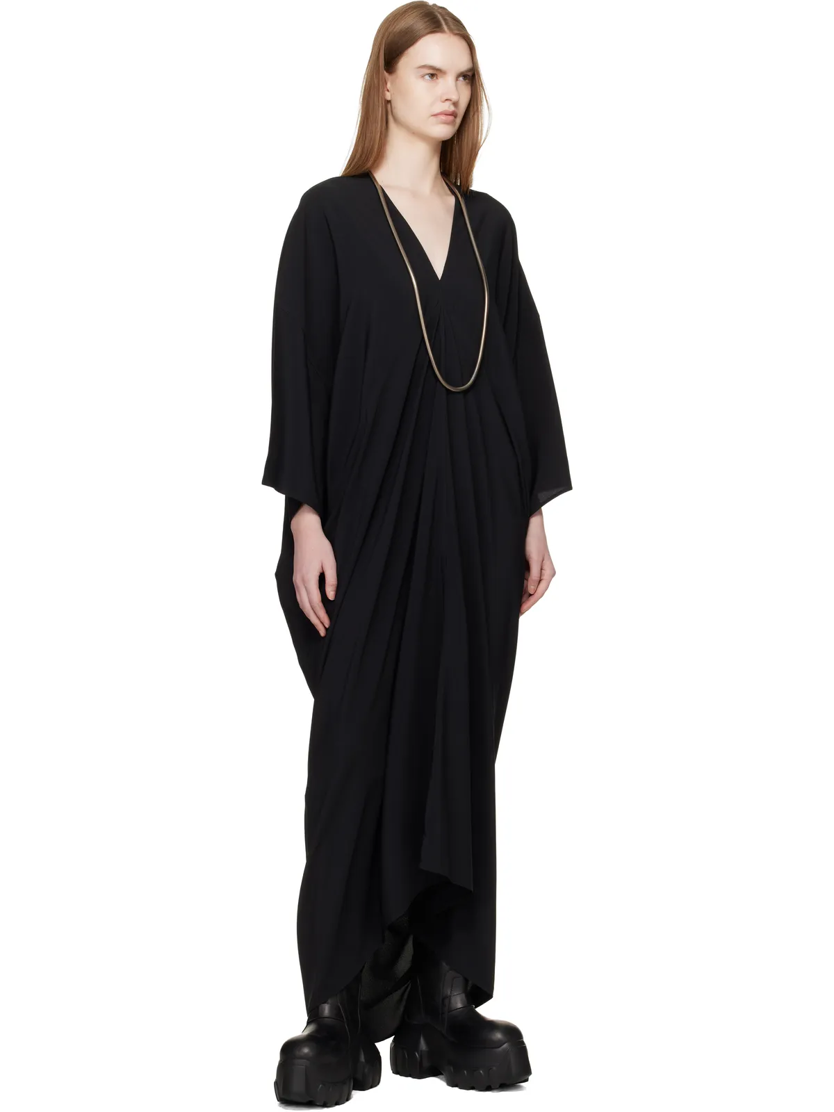 Rick Owens Temple Tommykite マキシワンピース - 画像4