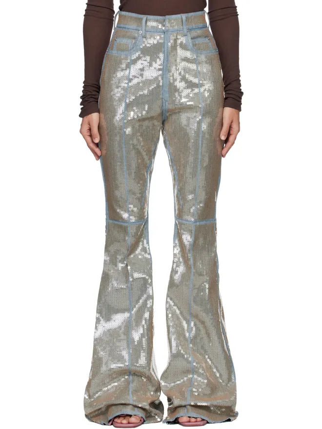 Rick Owens Rick Owens Temple Bolan ブーツカット ジーンズの商品画像