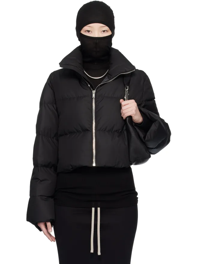 Rick Owens Rick Owens Moncler + Rick Owens Cyclopic クロップド ダウンジャケットの商品画像