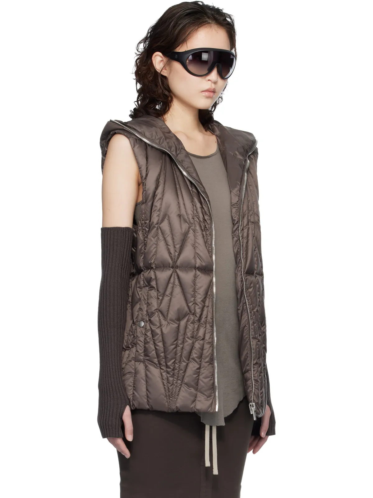 Rick Owens Moncler + Rick Owens Geocamo Ziplock ダウンベスト - 画像2