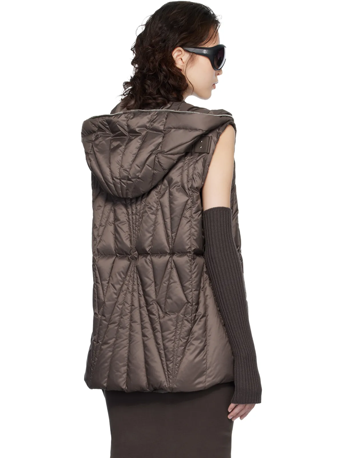 Rick Owens Moncler + Rick Owens Geocamo Ziplock ダウンベスト - 画像3