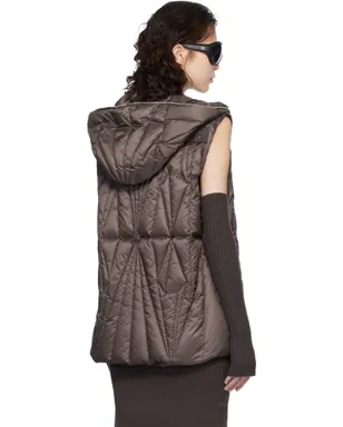 Rick Owens Moncler + Rick Owens Geocamo Ziplock ダウンベスト - サムネイル3