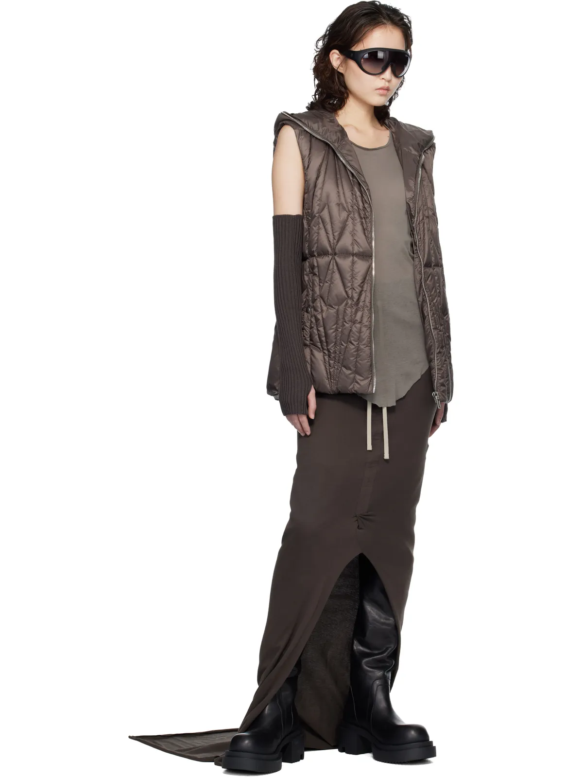 Rick Owens Moncler + Rick Owens Geocamo Ziplock ダウンベスト - 画像4