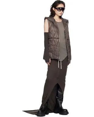 Rick Owens Moncler + Rick Owens Geocamo Ziplock ダウンベスト - サムネイル4