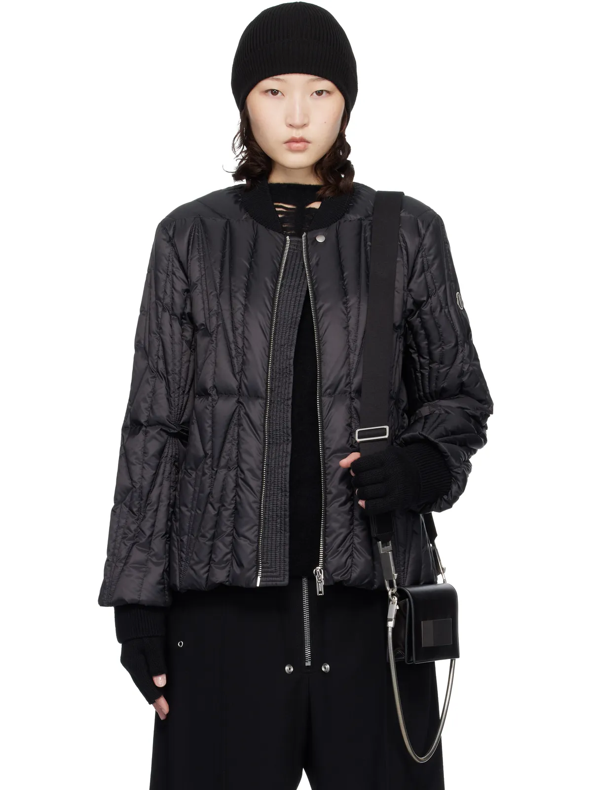 Rick Owens Moncler + Rick Owens Geocamo フライト ダウンジャケット - 画像1