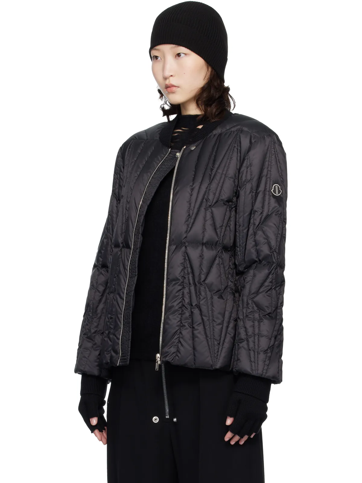 Rick Owens Moncler + Rick Owens Geocamo フライト ダウンジャケット - 画像4