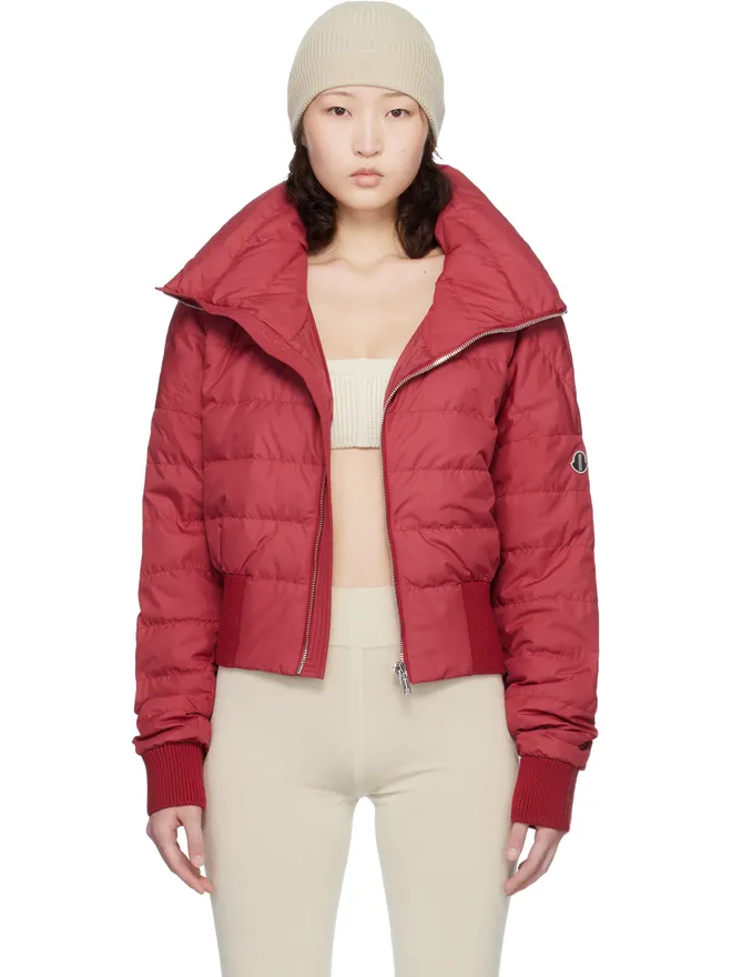 Rick Owens Rick Owens Moncler + Rick Owens クロップド ダウンジャケットの商品画像