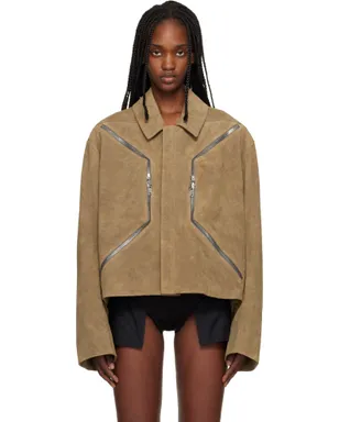 Rick Owens Temple Heizer Mac スエードジャケット - サムネイル1
