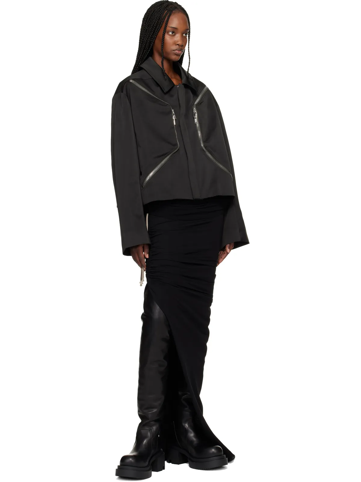 Rick Owens Temple Heizer Mac ジャケット - 画像4
