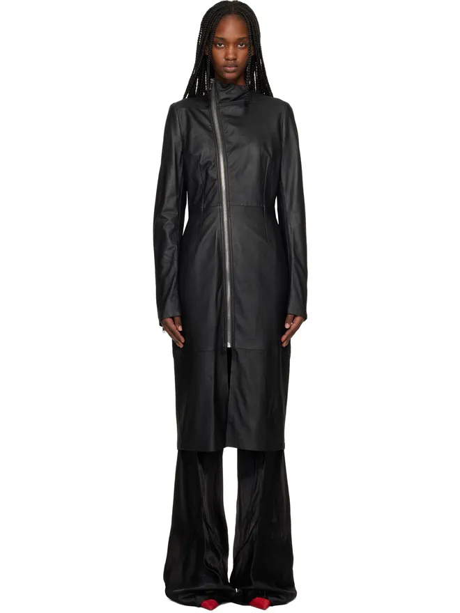 Rick Owens Rick Owens Temple Gary レザーコートの商品画像