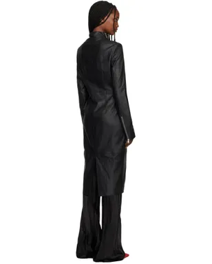 Rick Owens Temple Gary レザーコート - サムネイル3