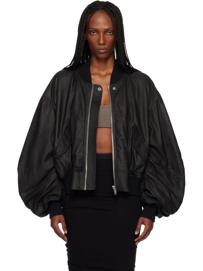 Rick Owens Rick Owens Temple Secchia フライト レザージャケットの商品画像