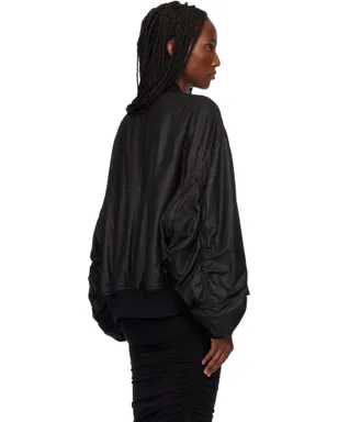 Rick Owens Temple Secchia フライト レザージャケット - サムネイル3