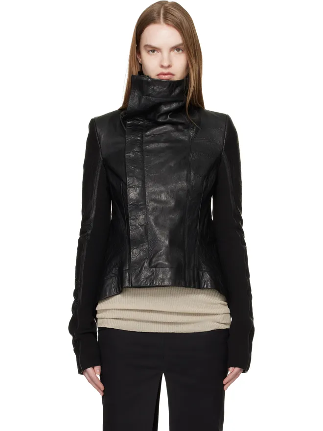 Rick Owens Rick Owens Temple Naska Biker レザージャケットの商品画像