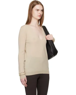 Rick Owens Temple Vネック プルオーバー - サムネイル2