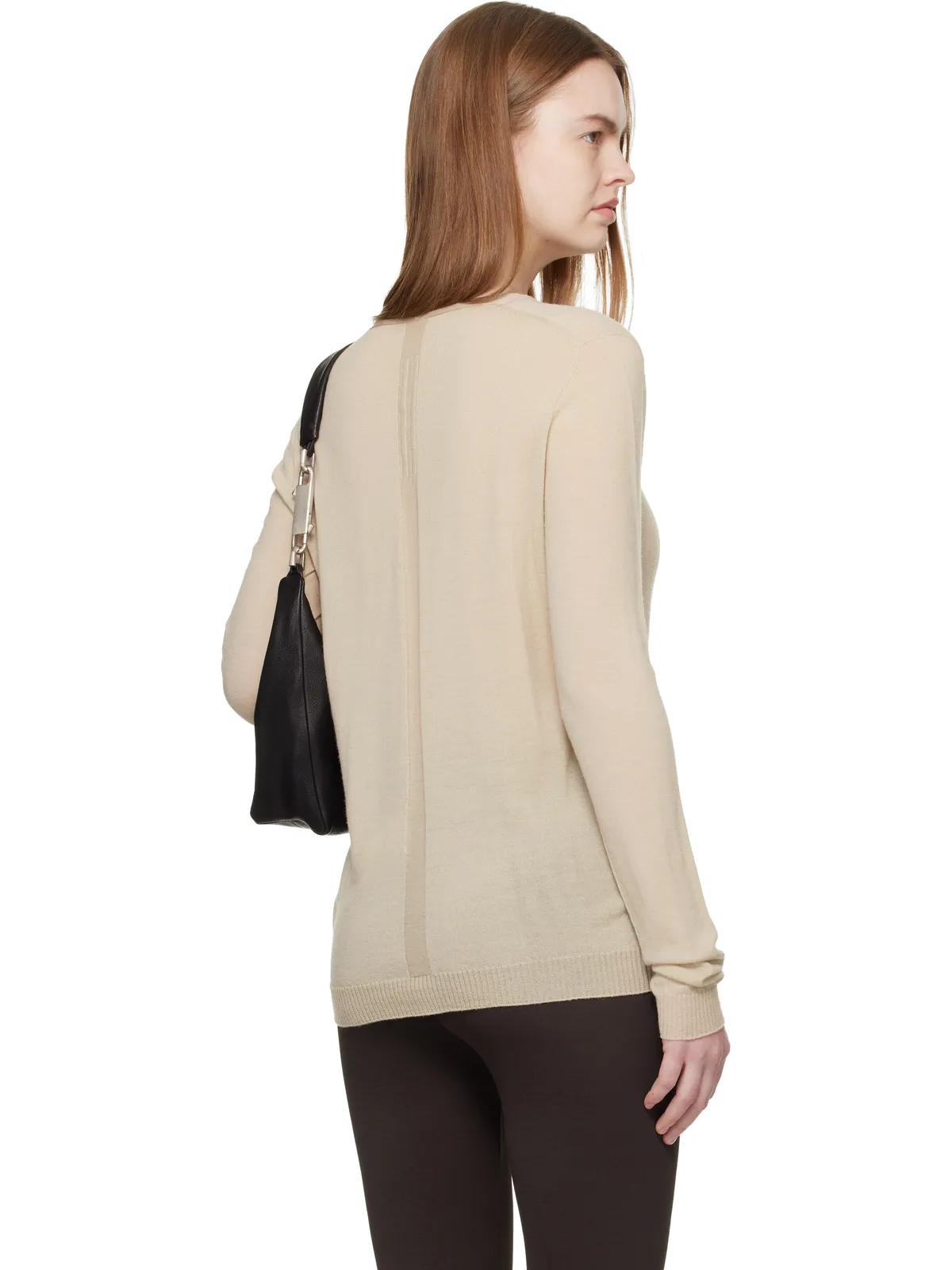 Rick Owens Temple Vネック プルオーバー - 画像3