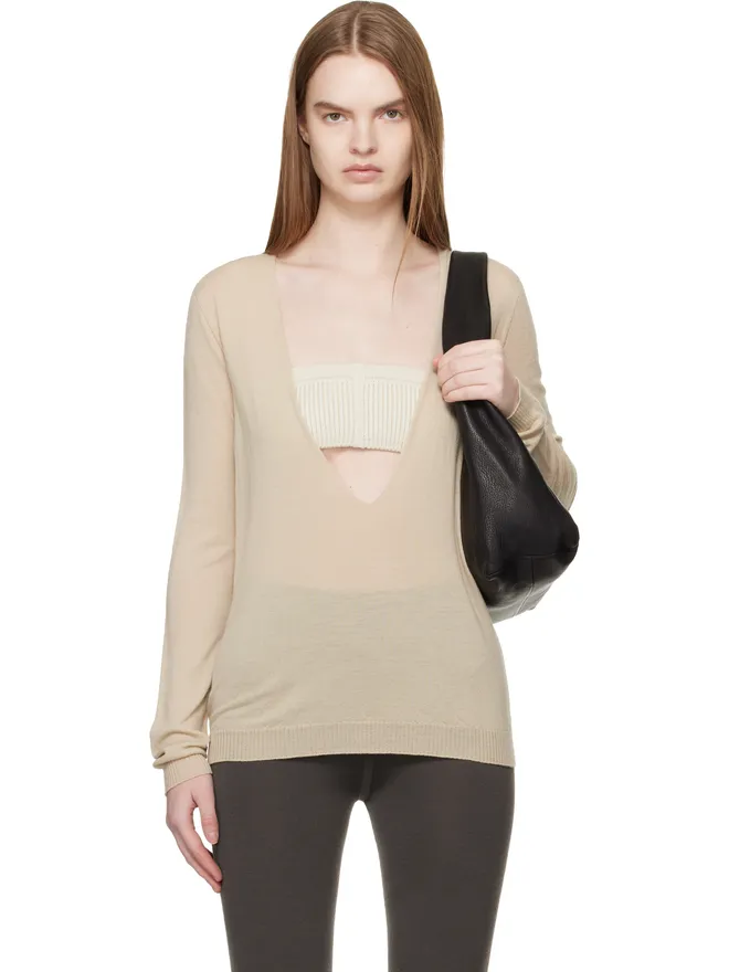 Rick Owens Rick Owens Temple Extreme Vネック プルオーバーの商品画像