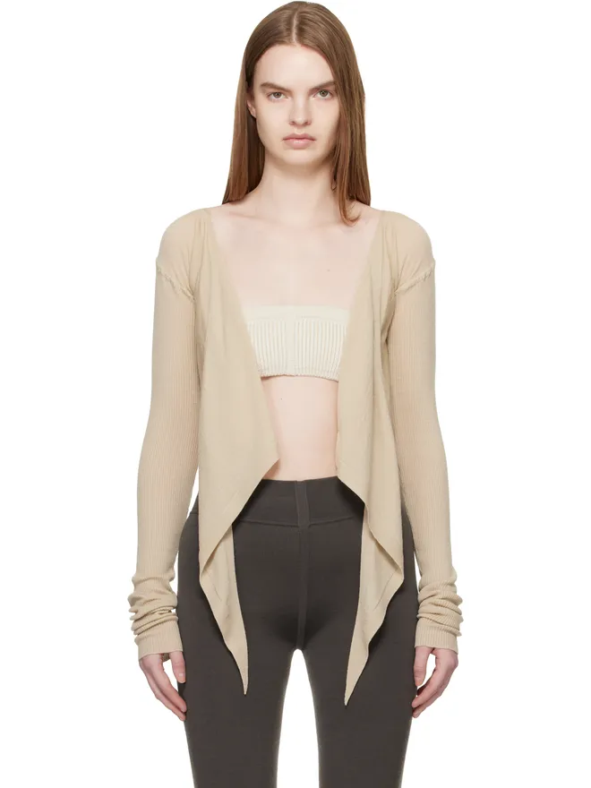 Rick Owens Rick Owens Temple クロップ カシュクールトップスの商品画像