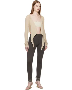 Rick Owens Temple クロップ カシュクールトップス - サムネイル4