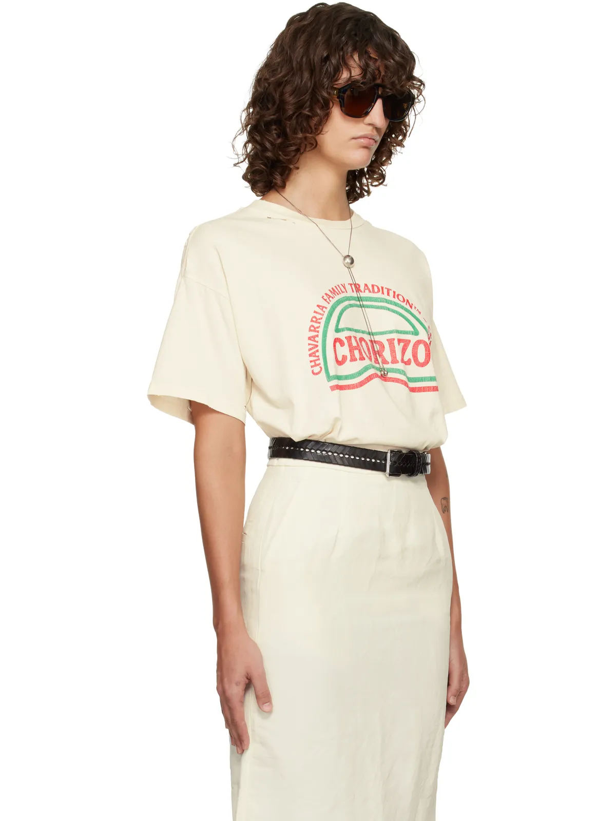 Willy Chavarria 'Chorizo' Easy Tシャツ - 画像2