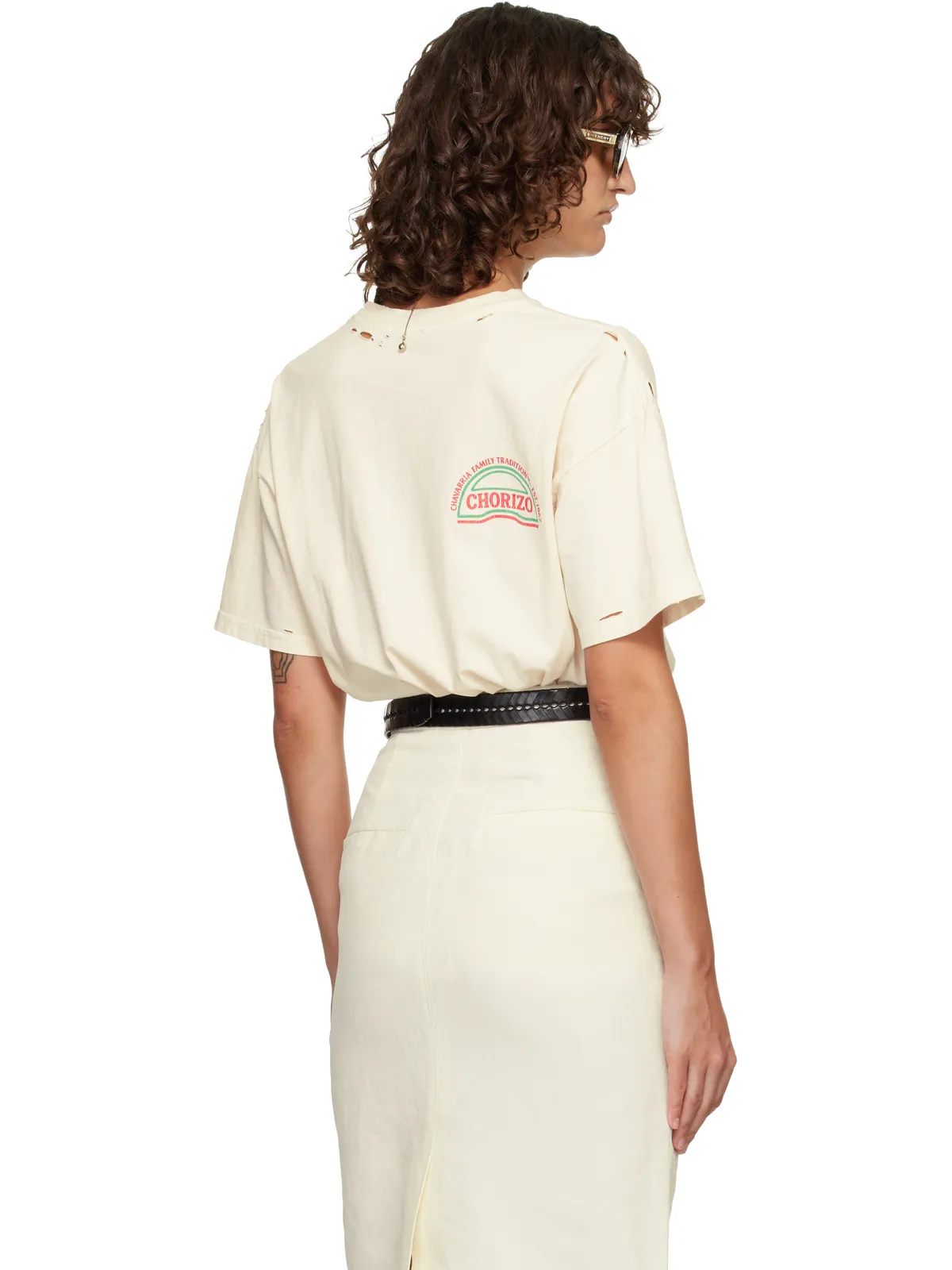 Willy Chavarria 'Chorizo' Easy Tシャツ - 画像3