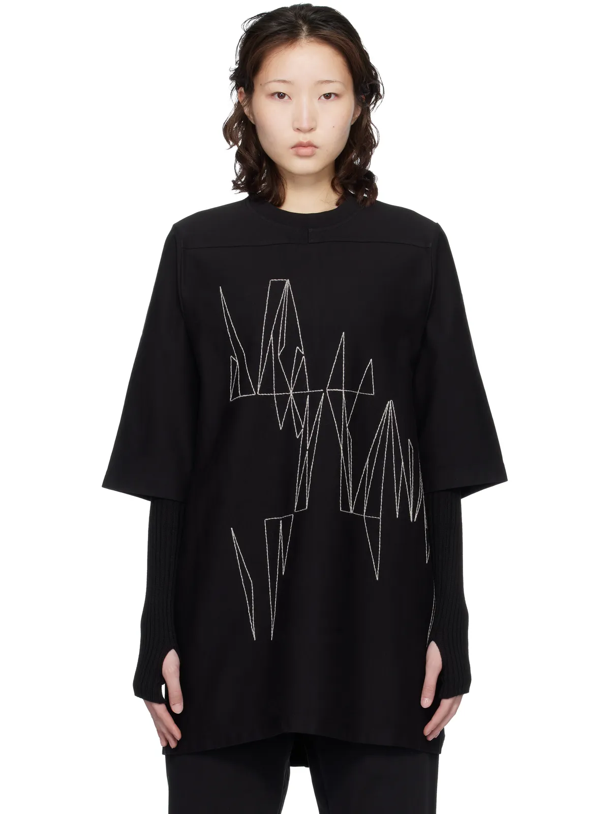 Rick Owens Moncler + Rick Owens Jumbo 半袖Tシャツ - 画像1
