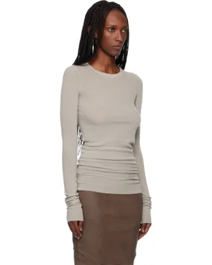 Rick Owens Temple Rib LS Tシャツ - サムネイル2