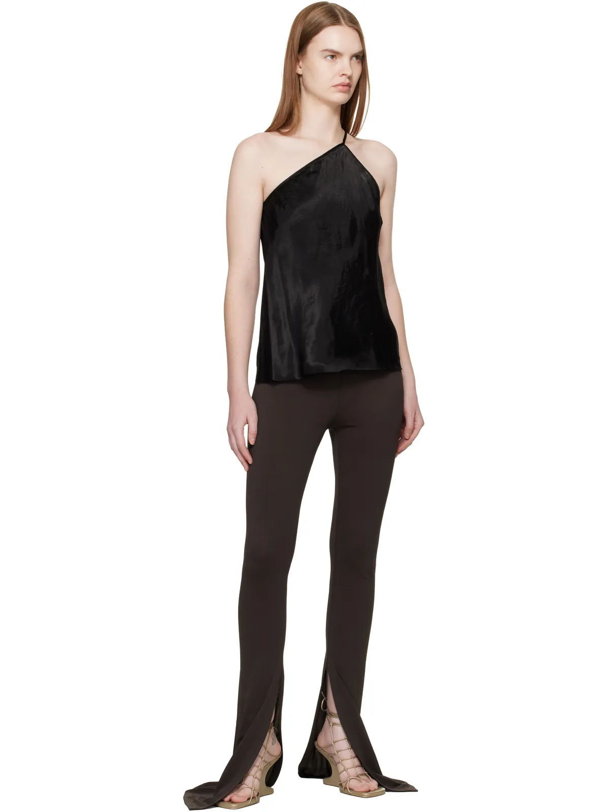 Rick Owens Temple ワンショルダー スリップ トップス - 画像4
