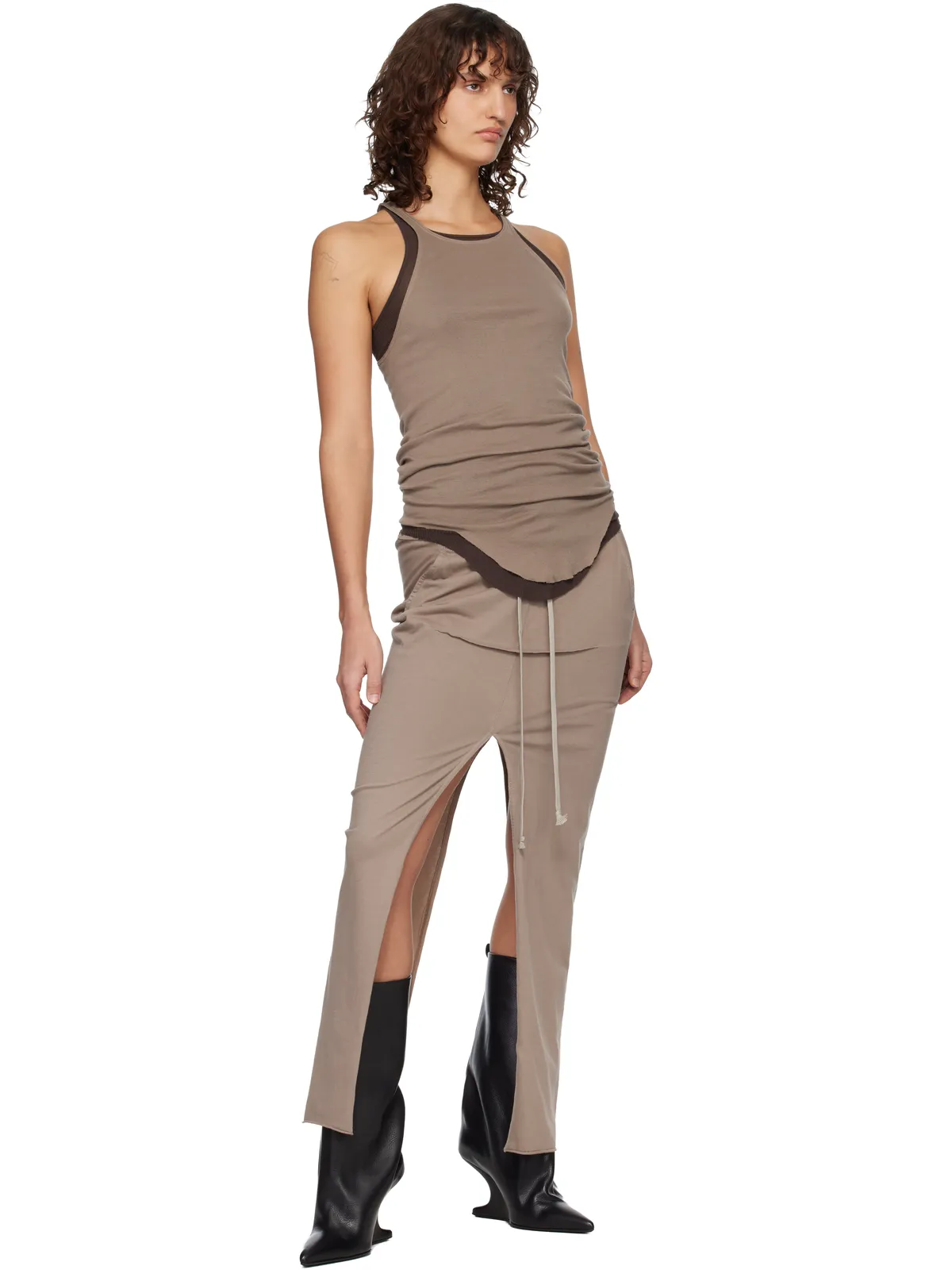Rick Owens Temple Cantilever 8 Sharp フレア ブーツ - 画像5