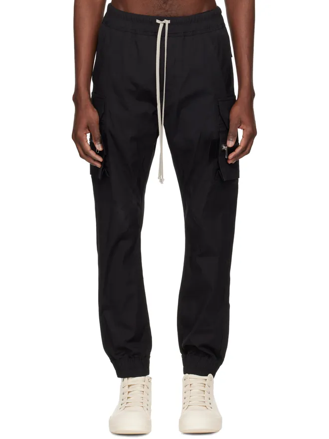 Rick Owens Rick Owens ブラック Temple Mastodon カーゴパンツの商品画像