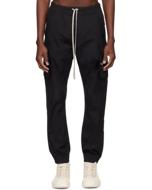 Rick Owens ブラック Temple Mastodon カーゴパンツ - サムネイル1