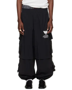 Willy Chavarria ブラック adidas Originalsエディション カーゴパンツ - サムネイル1