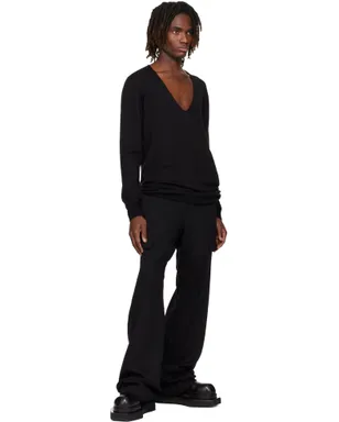 Rick Owens ブラック Temple Stefan ジーンズ - サムネイル4