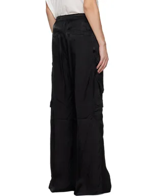 Rick Owens ブラック Temple Cargobelas カーゴパンツ - サムネイル3