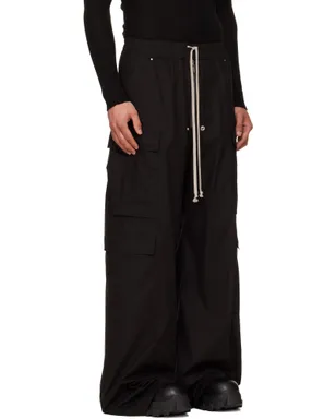 Rick Owens ブラック Cargobelas カーゴパンツ - サムネイル2