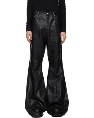 Rick Owens Temple Bolan Bootcut レザーパンツ - サムネイル1